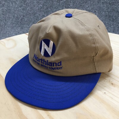 Northland Electric Supply Co Baseball Hat Mens Beige Blue One Size Flat Brim