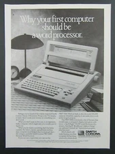 1989 SMITH CORONA PWP 2000 Personal Word Processor Magazine Ad