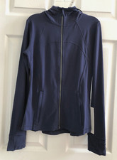 New Lululemon Hooded Define Jacket Nulu Size 6 Night Sea Color-LW4BQYS NISE