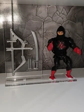 Motu Vintage Ninjor Acrylic Base Set / Stand  🔥 No Toy  Included 🔥