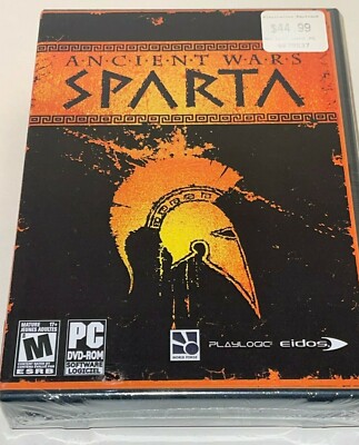 Ancient Wars: Sparta (PC, 2007) NTSC EIDOS Sealed Game Medium Box NEW