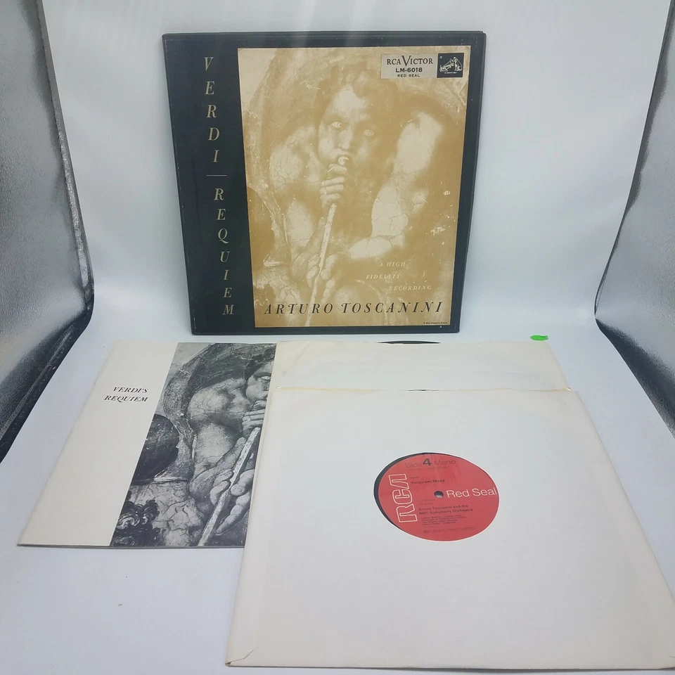 Verdi Requiem - Toscanini - Herva Nelli, Barbieri - RCA - RB16131/2 (2 x LP) NM - Image 3 of 4