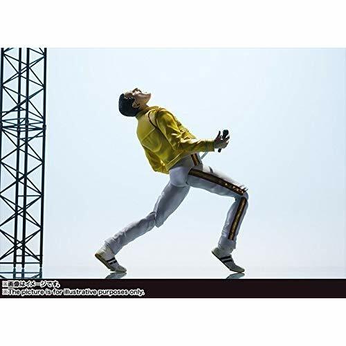 BANDAI S.H. Figuarts Freddie Mercury Queen Actionfigur mit Tracking NEU - Bild 6 von 6