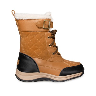KOOLABURRA BY UGG IMREE CHESTNUT LEATHER WATERPROOF WOMEN'S BOOTS
