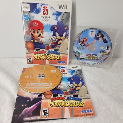 Mario & Sonic at the Olympic Games Beijing & Winter Games DISC ONLY Nintendo Wii