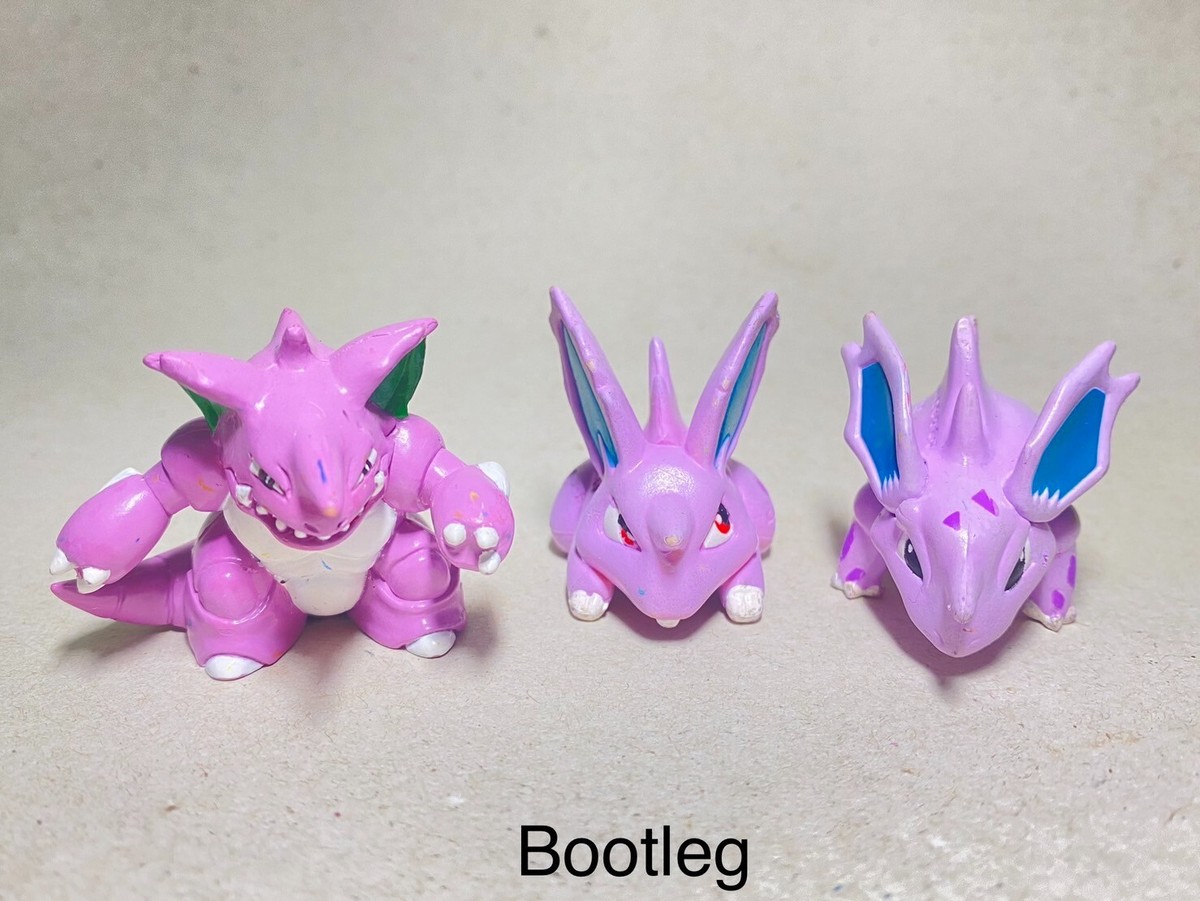 Nidoran, Nidorino, Nidoking(Bootleg)Pokemon Monster Tomy Nidoran, Nidorino, Nidoking(Bootleg)Pokemon Monster Tomy