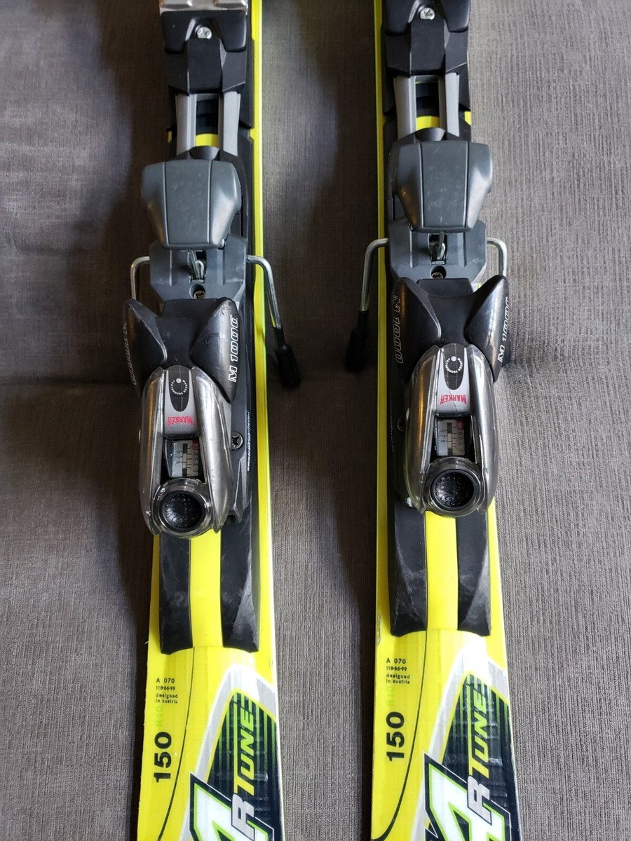 Fischer World Cup GS RC4 Rtune 150cm Race Skis With Marker M100