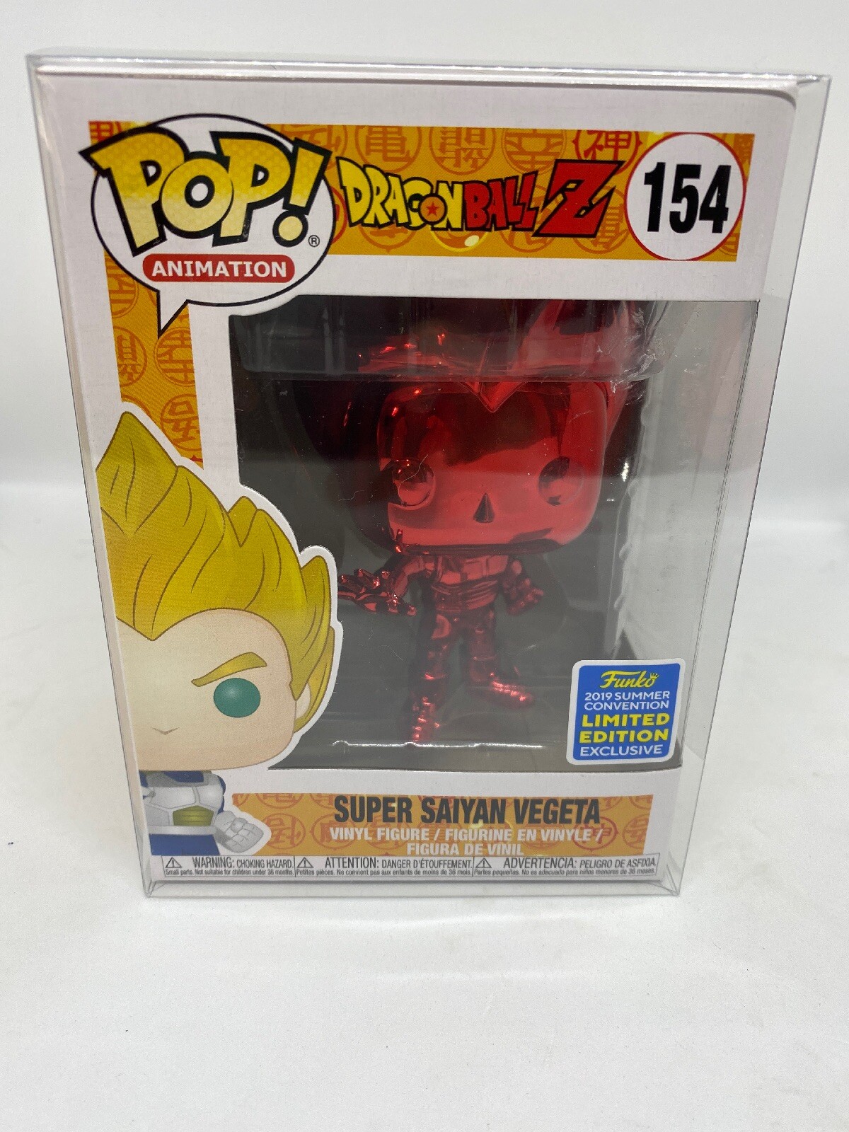 red chrome vegeta pop