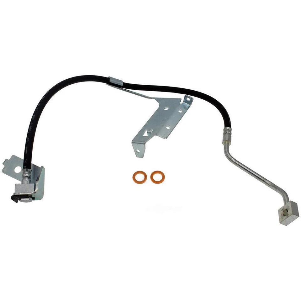 Línea de freno de manguera hidráulica de freno delantero 2 piezas para Ford F-250 Super Duty 2013-2016 Foto 3 de 4