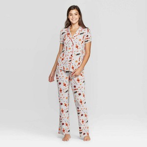 Nite Munki Womens Pajamas 2 Piece Set 