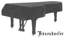 Bosendorfer 213 Copertina per pianoforte a coda 7'0" Nero Mackintosh Made in USA