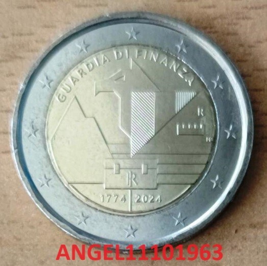 2024 ITALIA 2 € CONMEMORATIVOS "GUARDIA DI FINANZA"   S/C DISPONIBLE