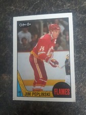 O-Pee-Chee 1987 Jim Peplinski Card# 209