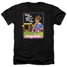 HASBRO EASY BAKE OVEN BAKE YOUR Licensed Adult Men's Heather Tee Shirt SM-3XL
