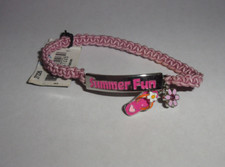 COOKIE LEE SUMMER FUN SILK ROPE ENAMEL CHARMS STRETCH BRACELET 27226 READ