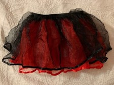 Spirit Black  Red Tutu One Size Fits Most NEW with Tags Not Shredded SEE PIC