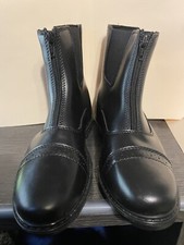 TuffRider Front Zip Paddock Boots BLACK 3040 5