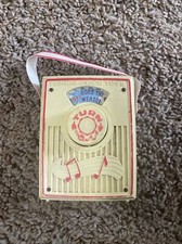 1972 Fisher Price Toys Music Box Pocket Radio No.775 Pop Goes the Weasel Works