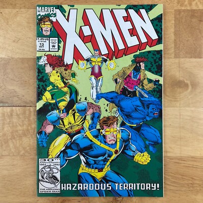 X-Men #13 Marvel 1992 VF  Wolverine Gambit Rogue Beast Cyclops Hazard Stryfe