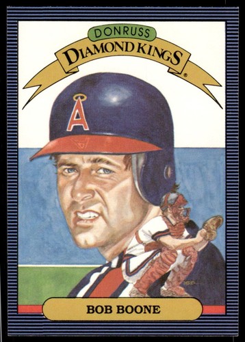 1986 Leaf Bob Boone #17 card