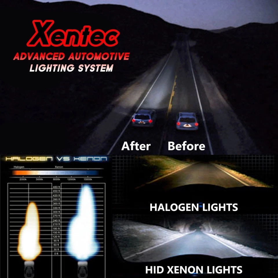 Dos balastos de repuesto Xentec Xenon HID 35W 55W GMC W4500 adelante Foto 2 de 4