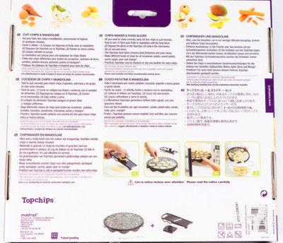 Mastrad Top Chips Set Chipsmaker + Mandoline