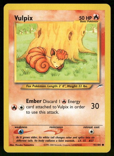 Vulpix 091/105 Neo Destiny Pokemon - Bild 1 von 2