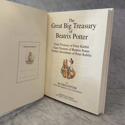 The Great Big Treasury Of Beatrix Potter w/ Her Original