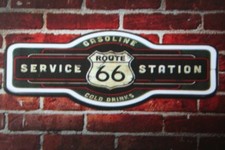 Route 66 service station rt mancave led lighted neon sign shop garage home decor
