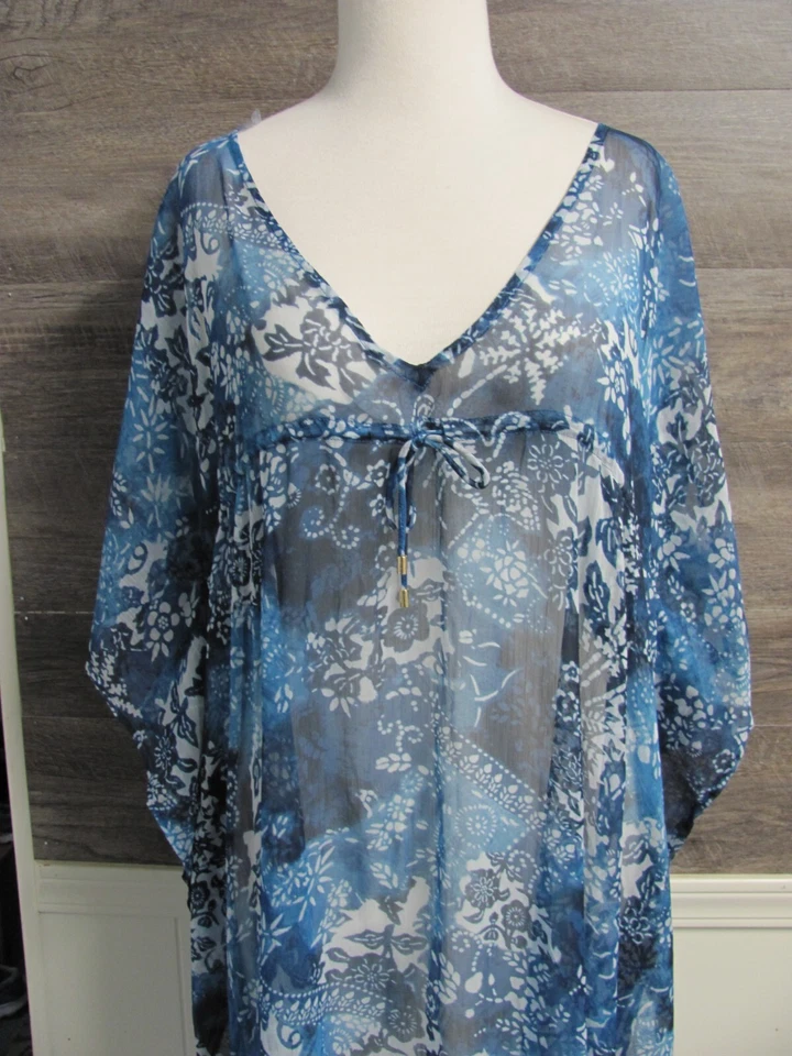 LAUREN RALPH LAUREN TRAJE DE BAÑO DAMAS CUBRE NUEVO CON ETIQUETAS TALLA PEQUEÑA GARGANTA Foto 2 de 4