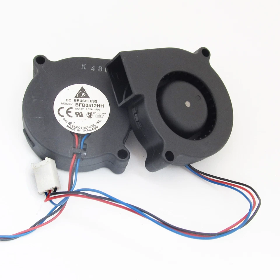 1pc Delta BFB0512HH -F00 50x50x15mm 5015 DC 12V 0.31A Ball Bearing Blower Fan - Image 2 of 4