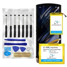 For Motorola razr 4G 2019 XT2000 Spare 1345mAh Main  1365mAh Sub Battery Tool