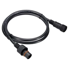 3.28Ft 2 Pin Extension Cable Wire 18AWG Waterproof IP67 Connector with Male a...