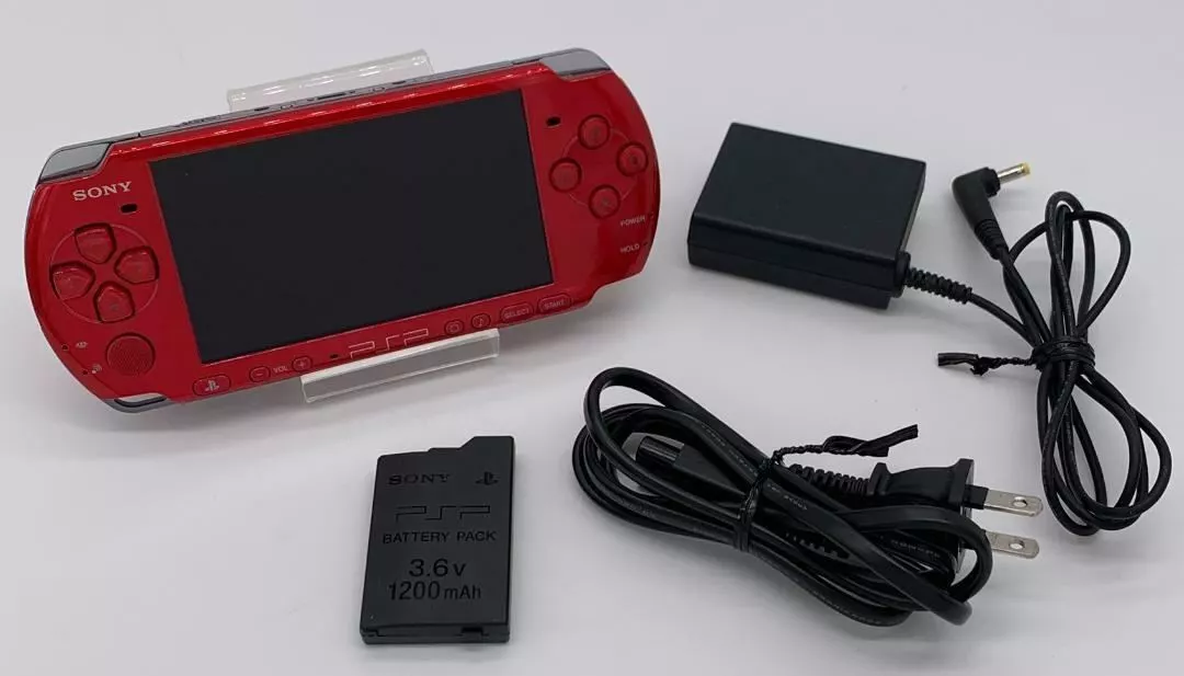 Used PSP-3000RR Sony PlayStation Portable Radiant Red Handheld from Japan USED