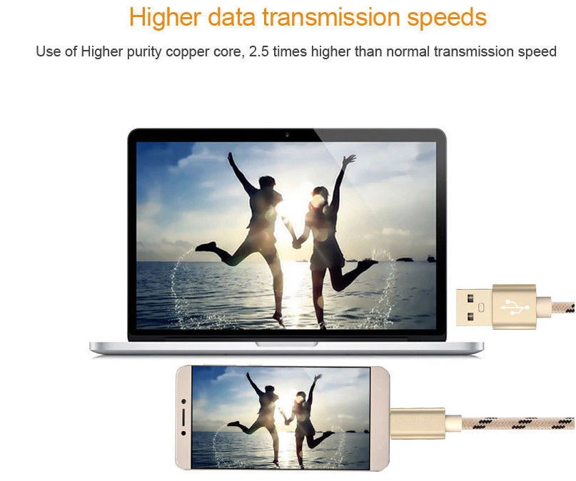 USB-C 3.1 Type C Data Cable Fast Charge For Samsung S23 S22 S21 Ultra S10 S9 S8 - Image 3 of 4