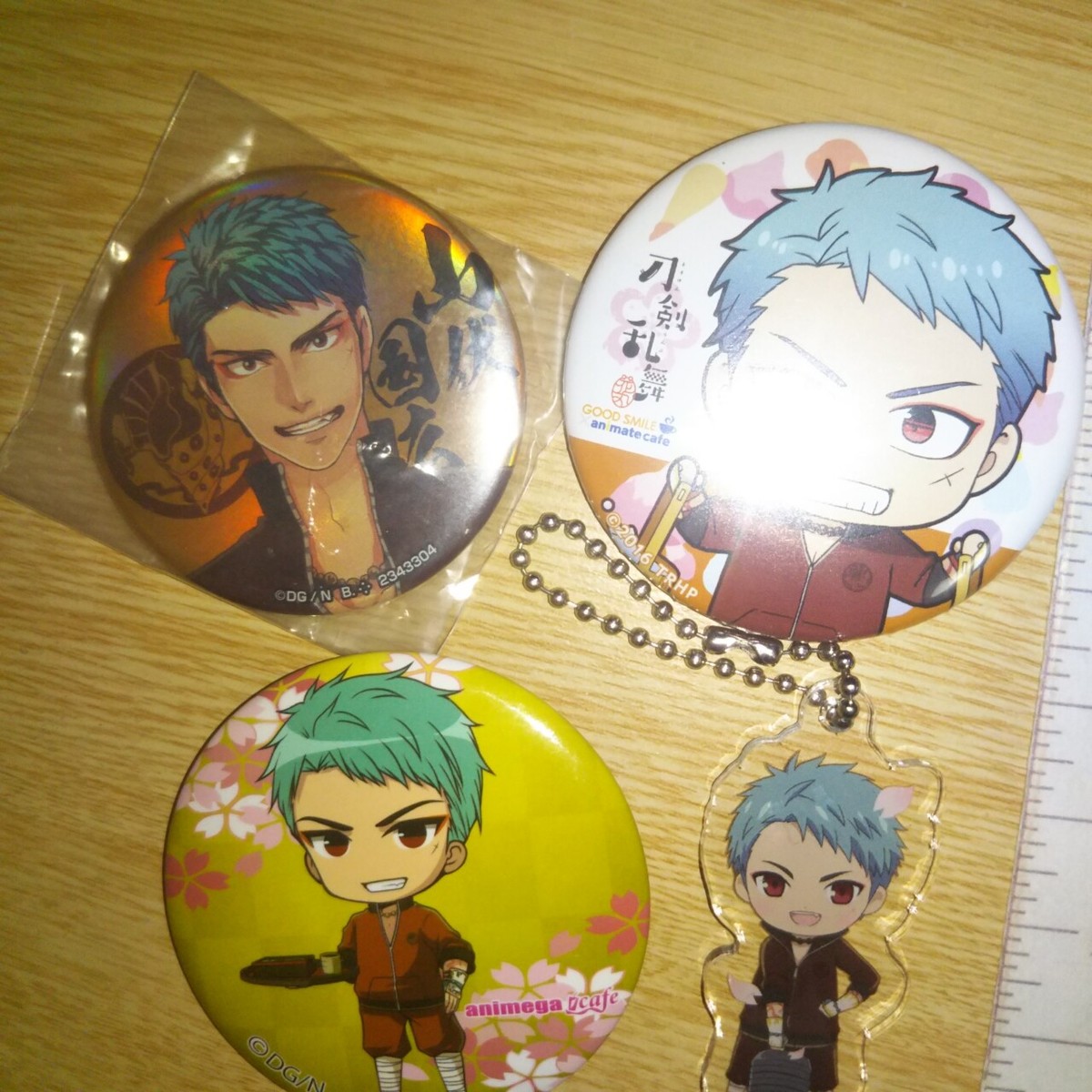 A72416 TOUKEN RANBU Acrylic charm , Can badge / Yamabushi Kunihiro