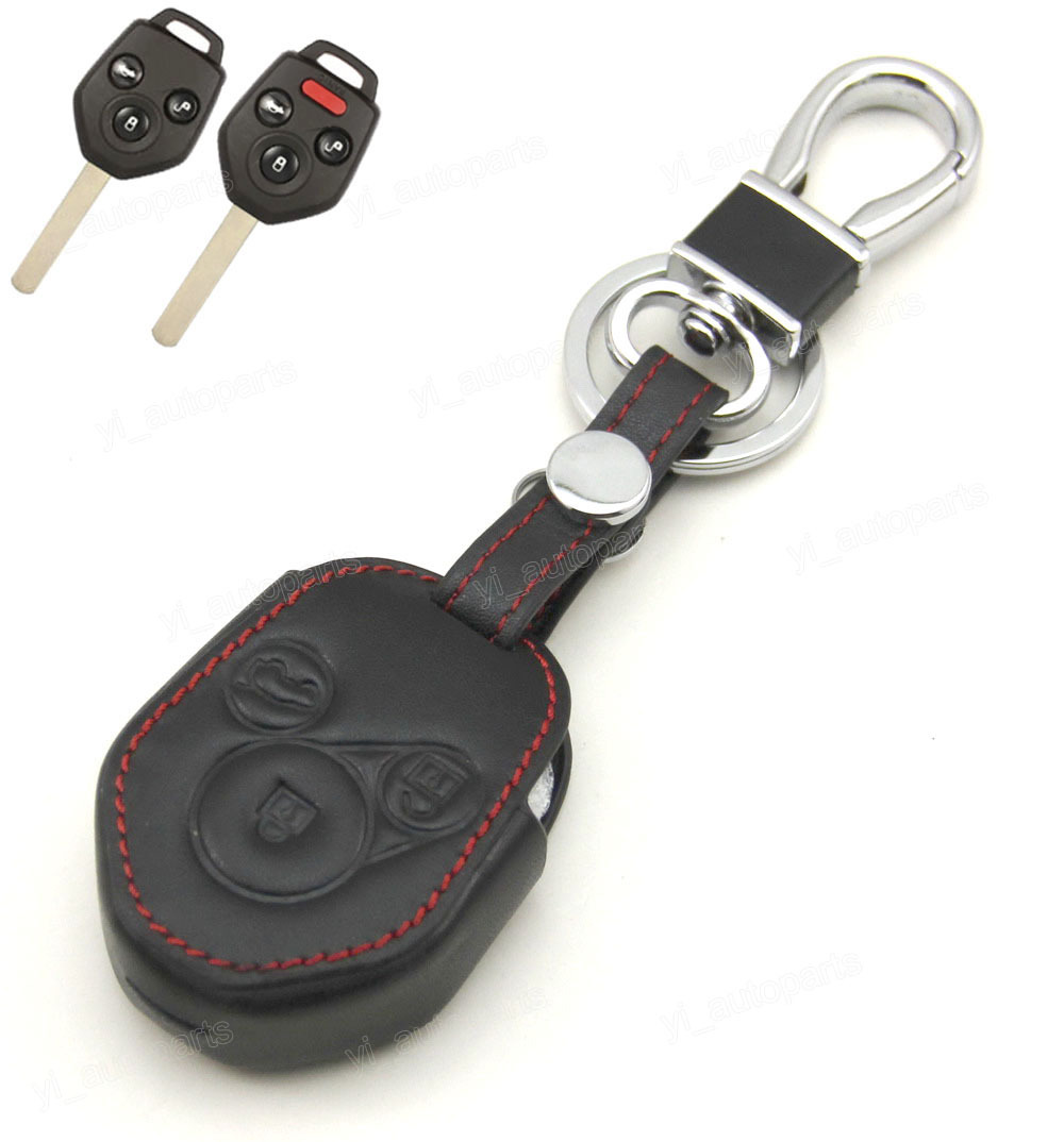 Leather Case Cover Holder Bag For Subaru Outback Forester Impreza