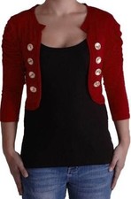 Womens Casual Ruched 3/4 Sleeve Cardigans Fashion Ladies Fashion Shrugs