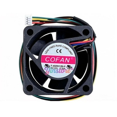 1 Pc. New F-4020H12B-III Chassis Cooling Fan 4020 DC12V 0.20A 4CM 3Pin