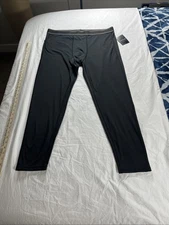 Cuddl Duds Men’s Lite Compression Midweight Size XXL Black Pants NWOT