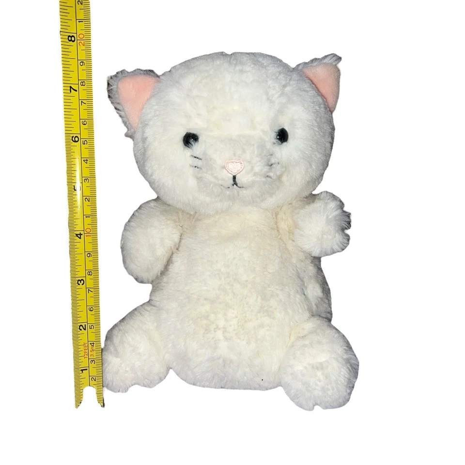 Manhattan Toy White Petite Pomme Kitten Plush White Cat Kitty 8 Inches Lovey - image 2 of 4