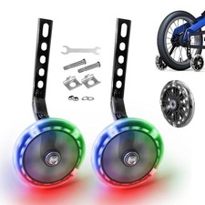 Training Wheels bike fit for 12/14/16/18/20Inch bike with Flash Light Wheel 1Pai