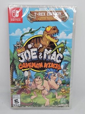 New Joe and Mac: Caveman Edition - T-Rex Edition  Nintendo Switch Factory Sealed