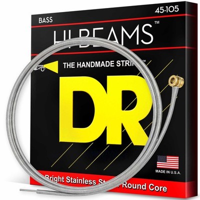 DR Strings MR-45 Hi-Beam Stainless Steel Medium Bass Strings