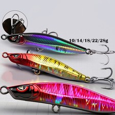 5Pcs Fast Sinking Jig Iron Plate Lure Multiple Weight Options Reinforced Hooks