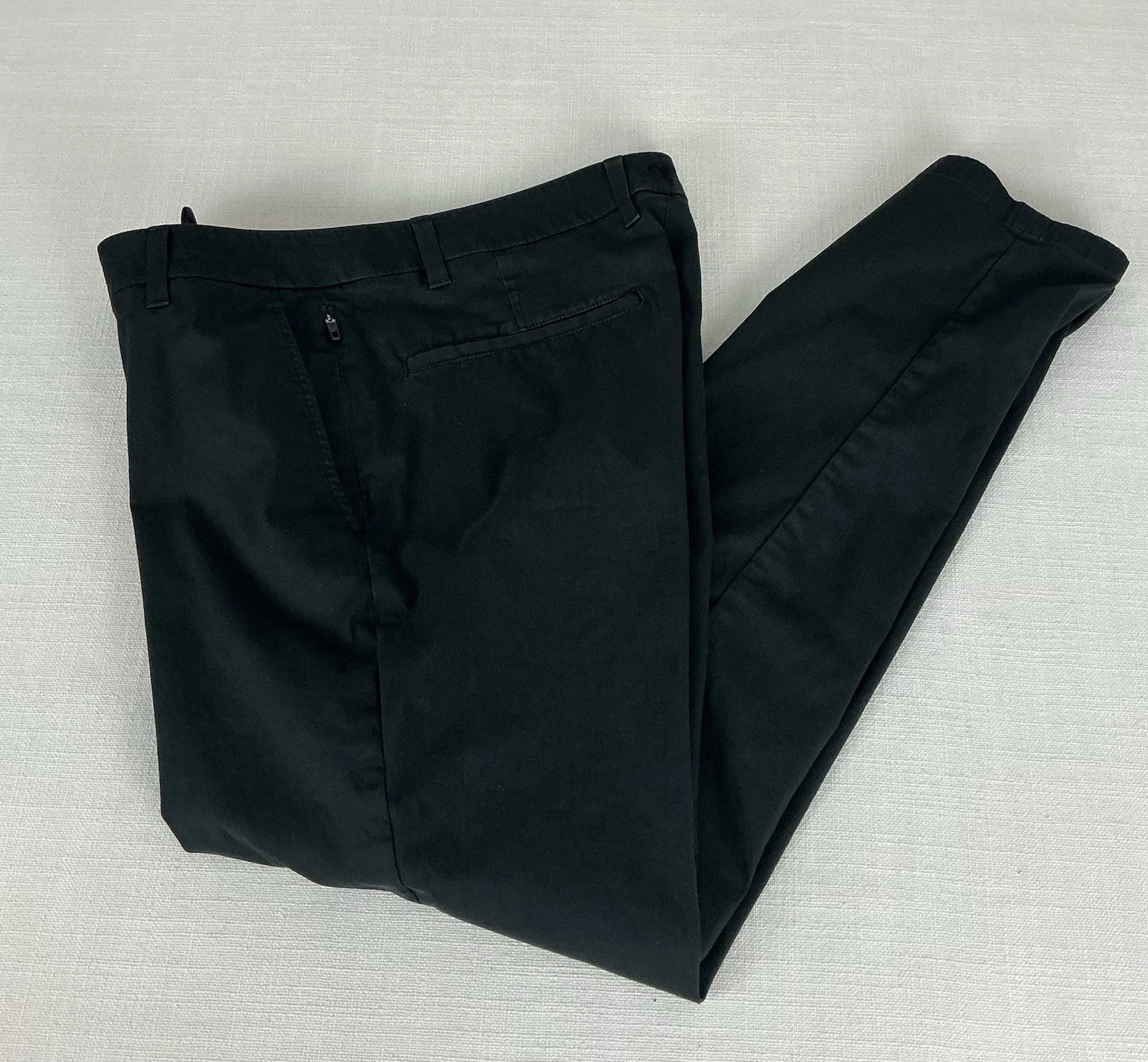 Birddogs Mens 36x31 Performance Chino Pants Navy Black Stretch Golf
