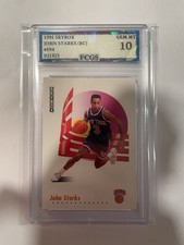 ? FCGS 10 Gem Mint 1991 Skybox John Starks ROOKIE card New York Knicks ?. rookie card picture