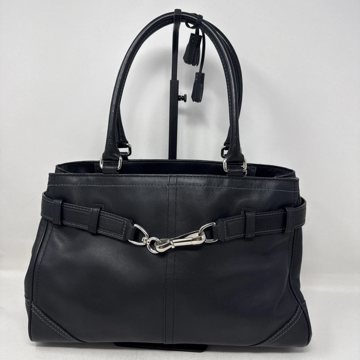バッグ Coach Hamptons Turnlock Leather Tote y2k 25+ Coach Hampton Turn Lock Tote Bags & Handbags for Women for