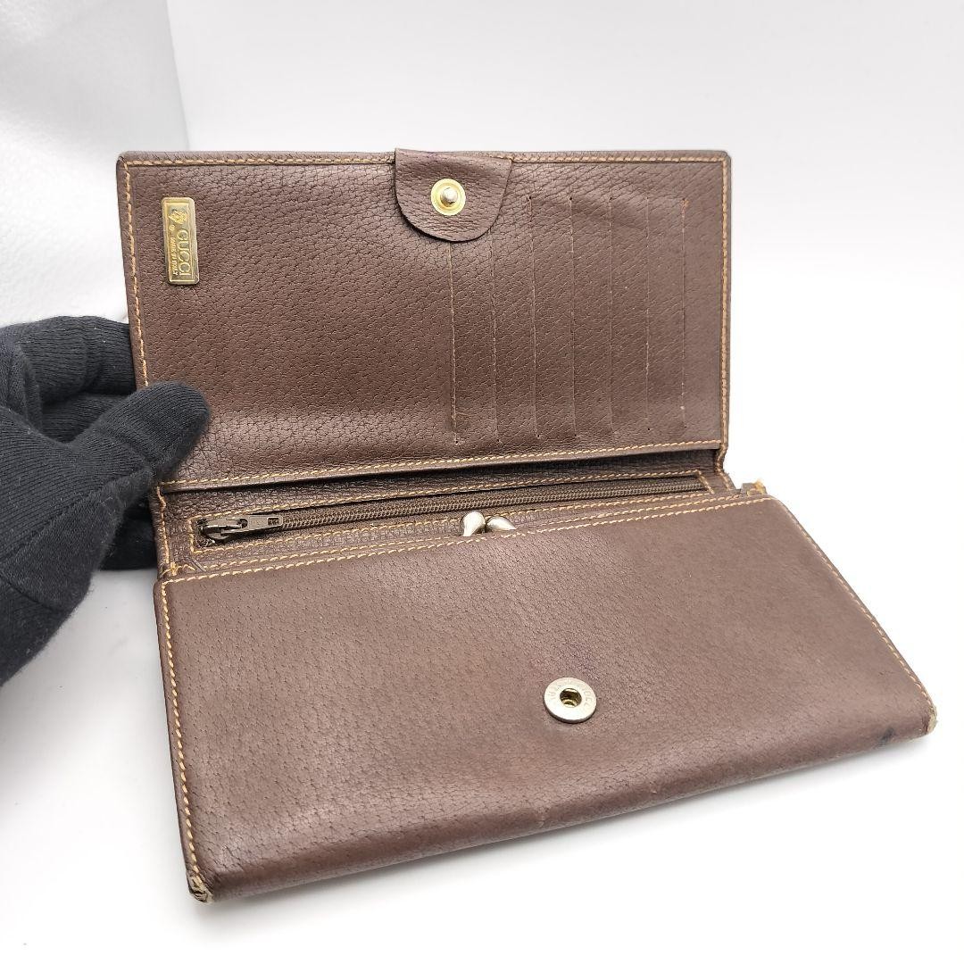 Gucci Long Wallet GG Leather Brown Authentic G0106869 thumbnail 6