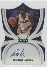 2021 Panini Crown Royale Royal Signatures 29/49 Stephen Jackson #RS-SJK Auto 1o2